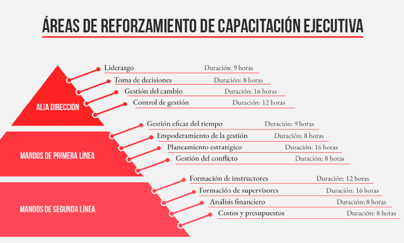 Áreas de reforzamiento de capacitación ejecutiva en Perú MBS Consulting
